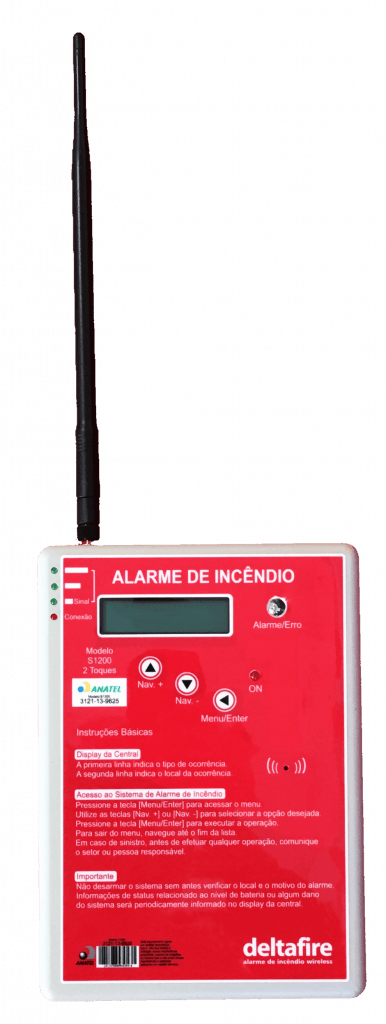 Central de incêndio wireless