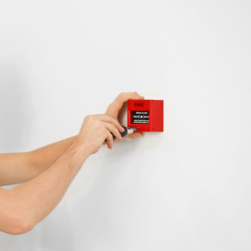 Aceitação do alarme de incêndio wireless