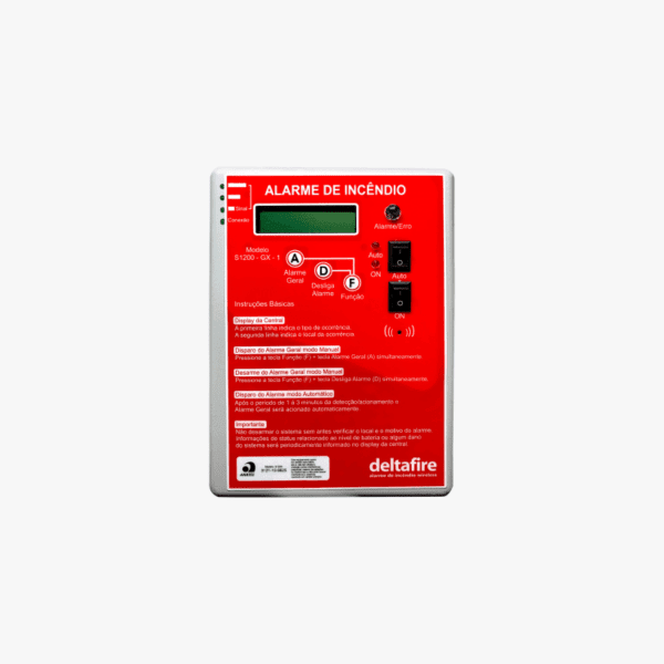 Central de Alarme de Incêndio Wireless s1200 - 1 toque