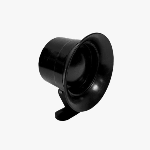 Sinalizador Sonoro 105db - sirene simples - preto